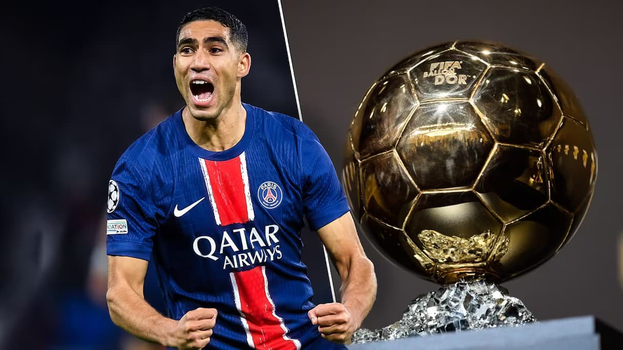 Ballon d’Or 2025: Hakimi 6ᵉ, un classement qui pose question