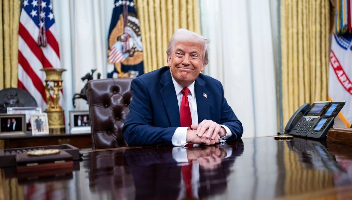 Droits de douane: Trump vise des records économiques