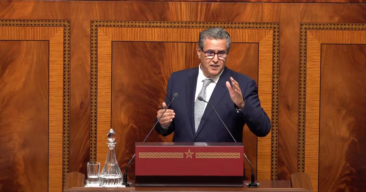 Akhannouch face au Parlement: Un bilan assumé