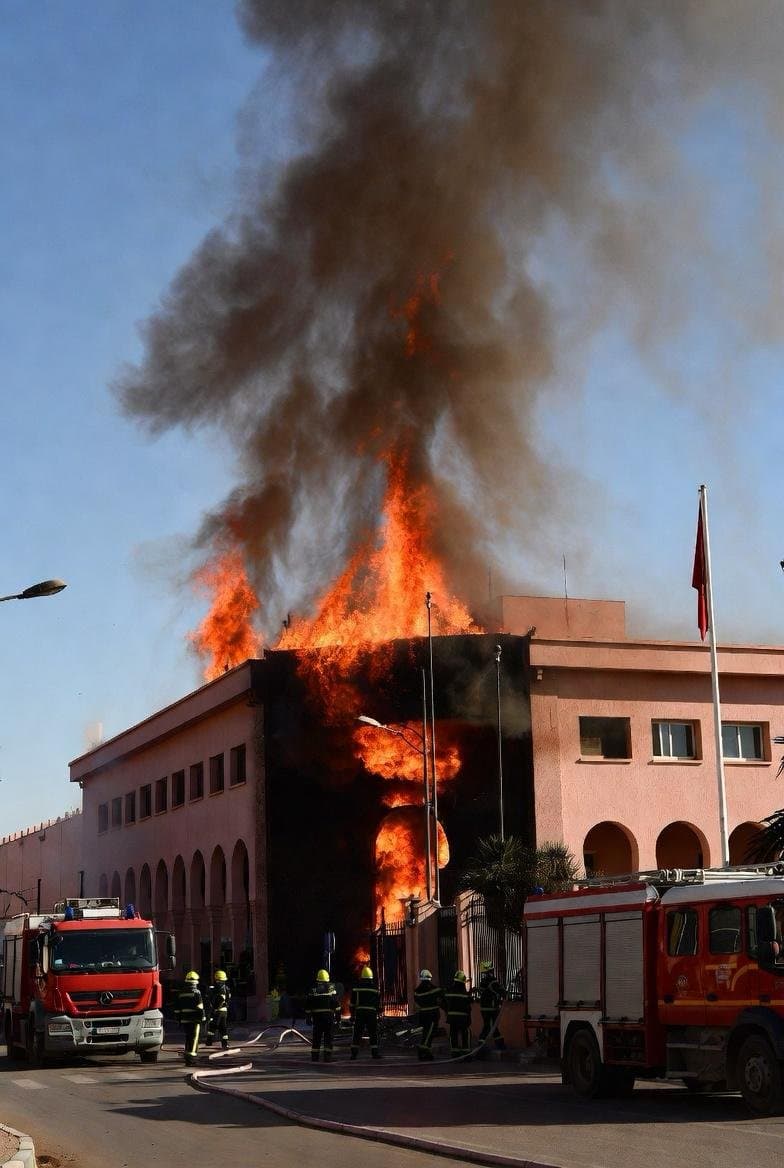 Marrakech: Incendie au tribunal de première instance