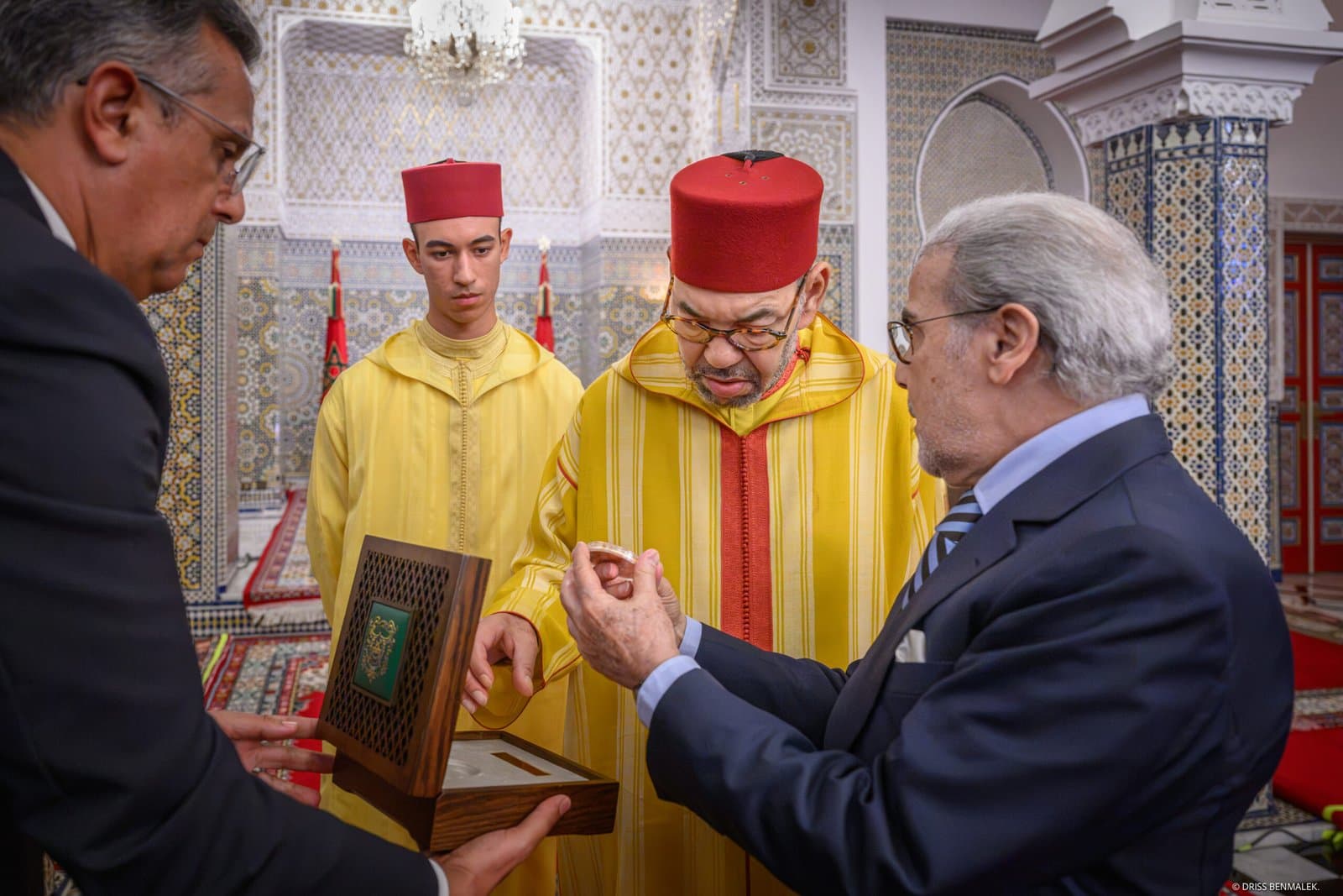 SM le Roi reçoit le Wali de Bank Al-Maghrib à Tétouan