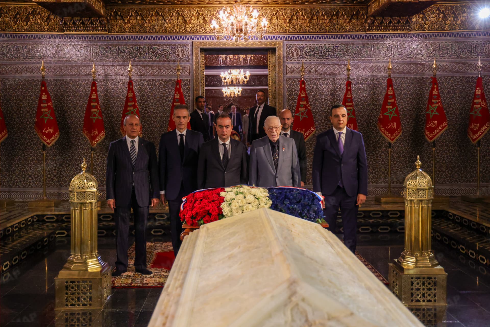 Sébastien Lecornu se recueille au mausolée Mohammed V
