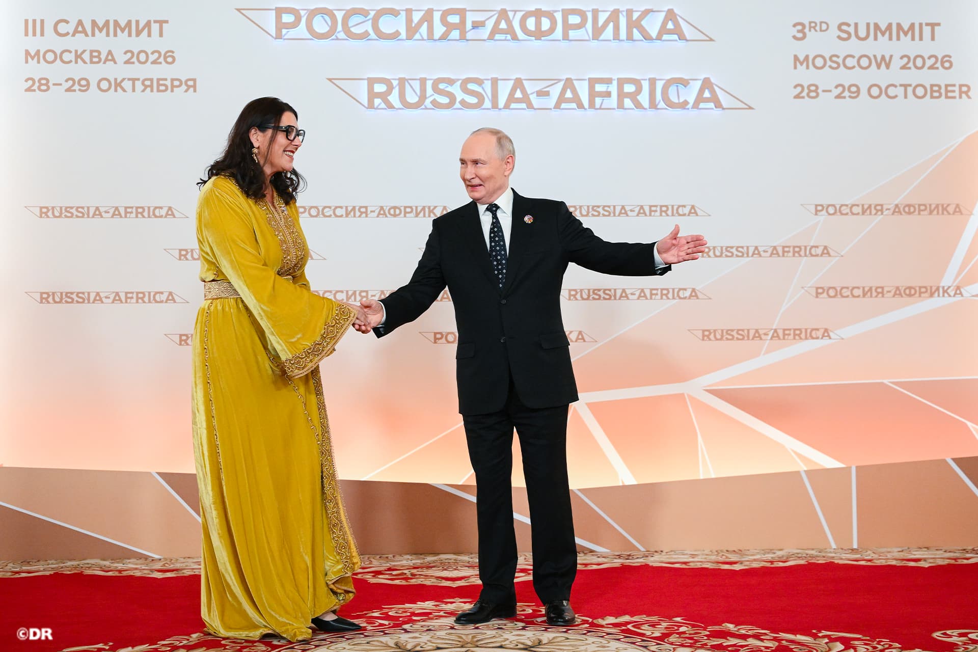Sommet Russie-Afrique : El Mansouri reçue au Kremlin par Vladimir Poutine