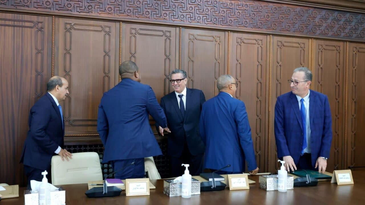 Akhannouch reçoit une délégation de l'Union générale des travailleurs du Maroc