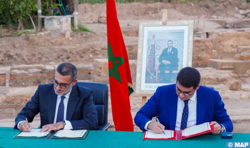 Signature d'une Convention pour la Couverture Médiatique des Fouilles Archéologiques à Chellah et Sijilmassa