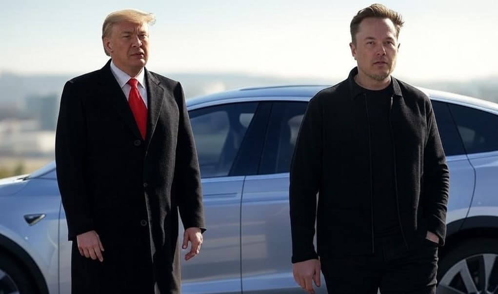 Clash Trump-Musk sur les aides aux voitures électriques