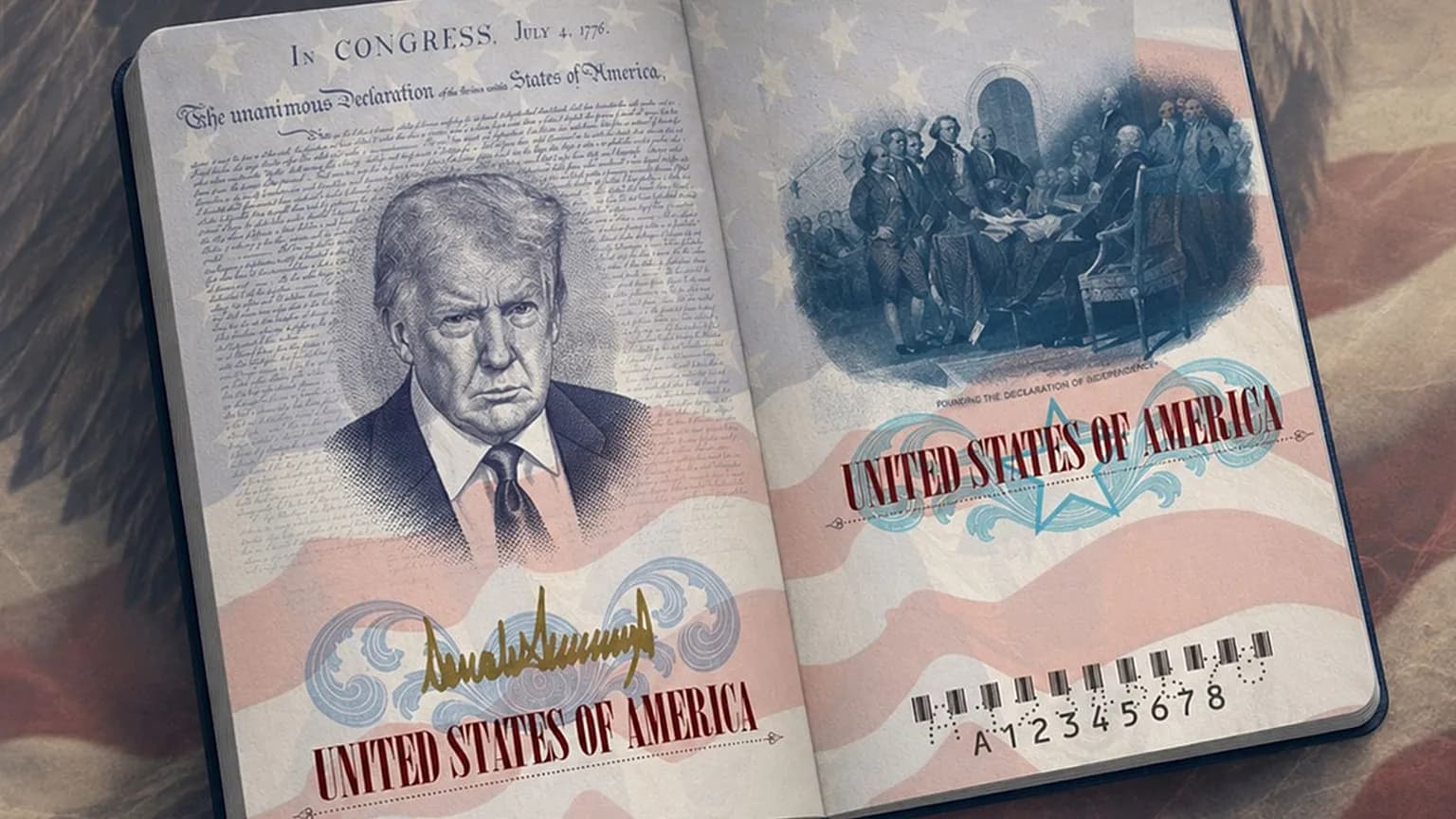 USA: Trump bientôt sur des passeports américains !