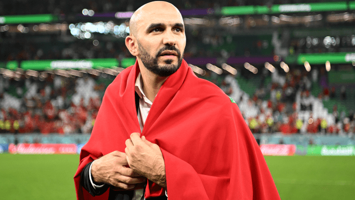 _Walid_Regragui_Morocco_flag_World_Cup
