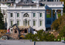 Maison Blanche: Trump détruit l’aile est historique